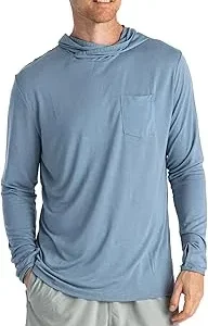 Free Fly Men's Lightweight Hoodie - UPF 20+ Sun Protection Hoodie for Men - Breathable Long Sleeve Sun Shirt for Fishing
